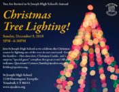 Christmas Tree Lighting! @ St. Joseph High School