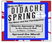 Didache Spring: The Mass and Our Participation @ St. Mary Church, Bethel