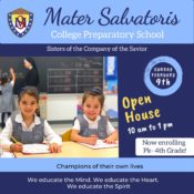 Mater Salvatoris Open House @ Mater Salvatoris School