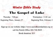 Winter Bible Study @ Sacred Heart Parish, Danbury