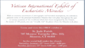 Vatican International Exhibit of Eucharistic Miracles @ St. Jude Parish