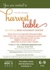 12th Annual Harvest Table @ The Italian Center
