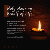 Holy Hour on Behalf of Life @ St. Aloysius Parish