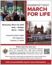 Connecticut March for Life @ Connecticut State Capitol