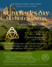 St. Patrick Day Mass and Feast @ Georgetown Oratory