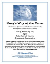Stations of the Cross with Marian Meditations @ St. Patrick Church