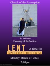 Lenten Evening Reflection @ Church of the Assumption